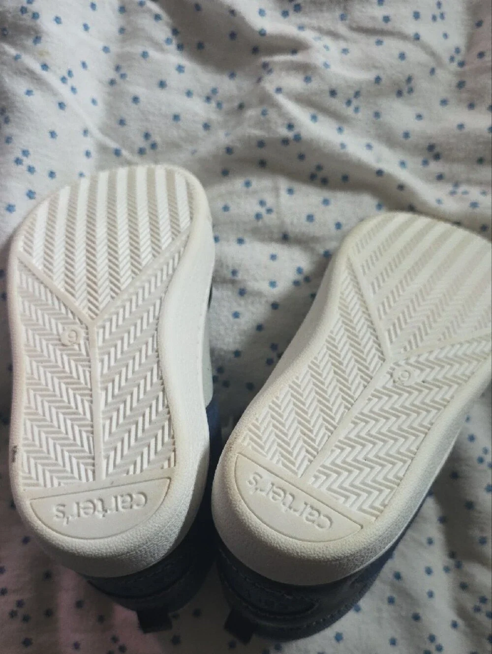 Carter's Navy, Gray and White Toddler Lace-Up Sneakers